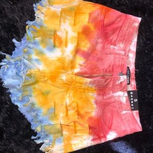 Fashion nova ombre shorts